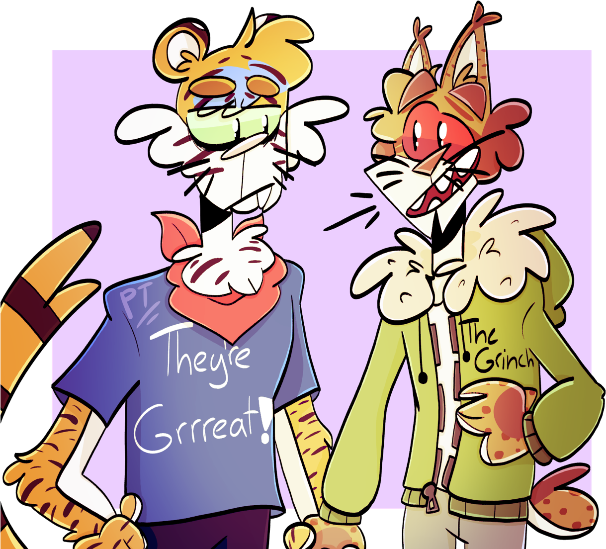 You Called Me Tony The Tiger And This Is The Price - Cartoon (1280x1108), Png Download