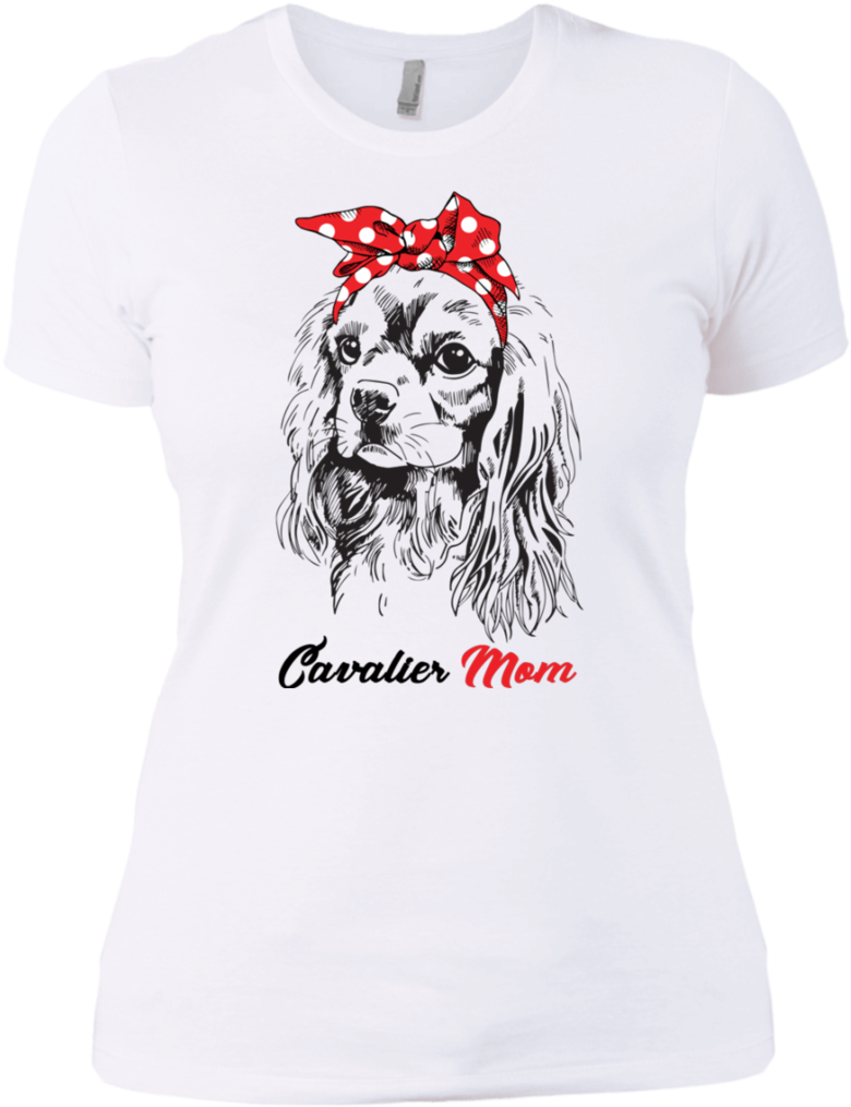 Cavalier Mom Red Bandana Shirt, Hoodie - Harley Quinn (1024x1024), Png Download