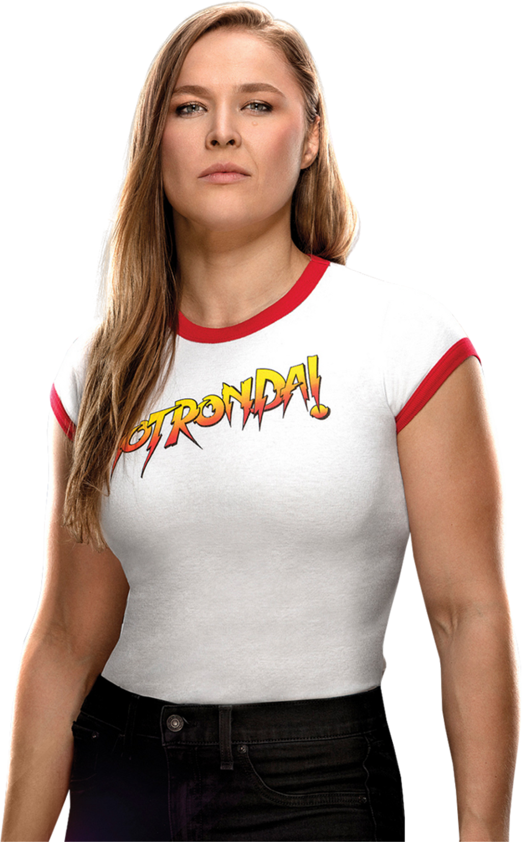 Rondarousey Sticker - Ronda Rousey Wwe Transparent (1024x1651), Png Download