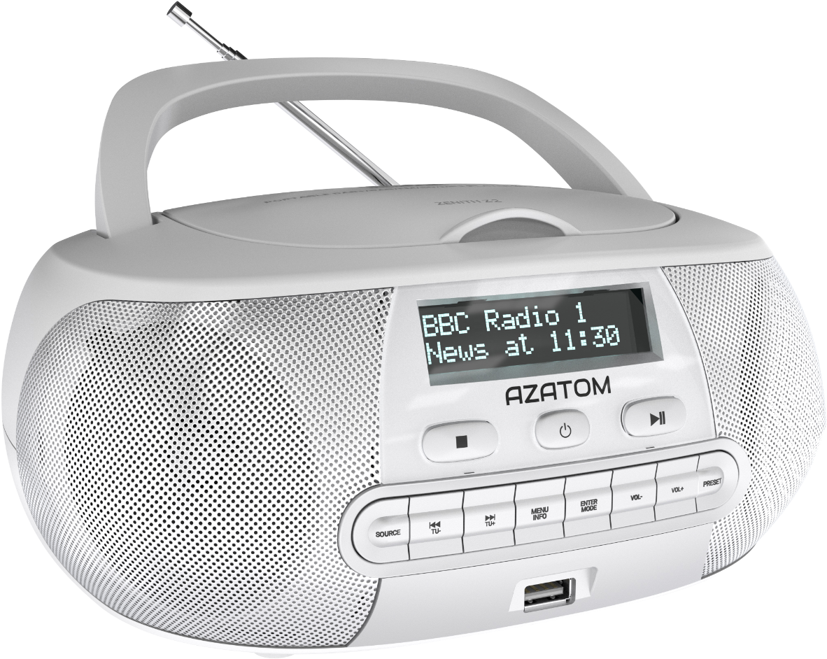 Usb Radio Cd Player (1200x1200), Png Download