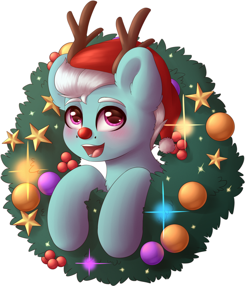 Spirit-dude, Christmas, Christmas Wreath, Commission, - Christmas Day (924x1024), Png Download
