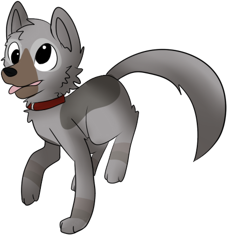 Showing Post & Media For Minecraft Wolf And Owner Cartoon - Minecraft Wolf Skin Animated (508x524), Png Download