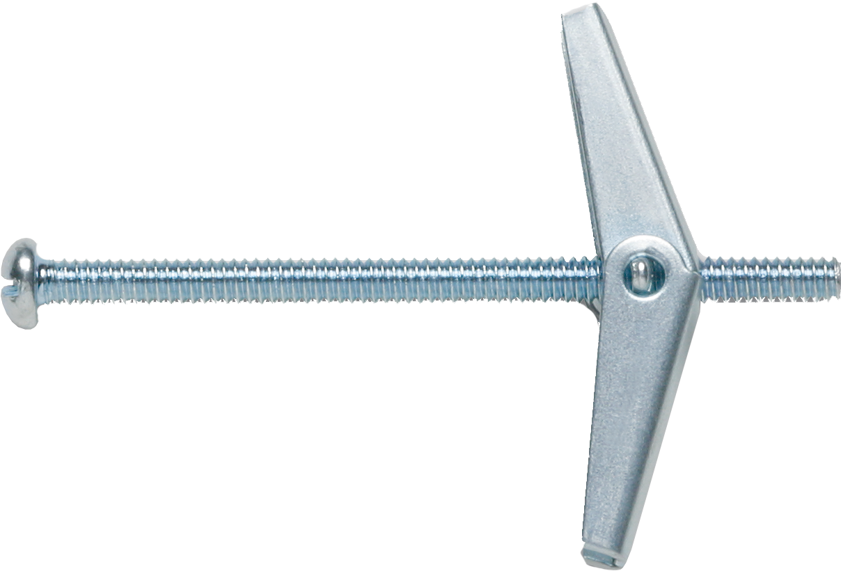 1/4 X 3 In Round Head Toggle Bolt (1456x992), Png Download