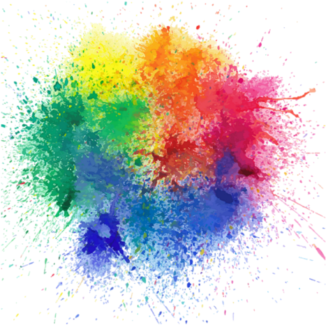 Color Splash No Background (480x480), Png Download