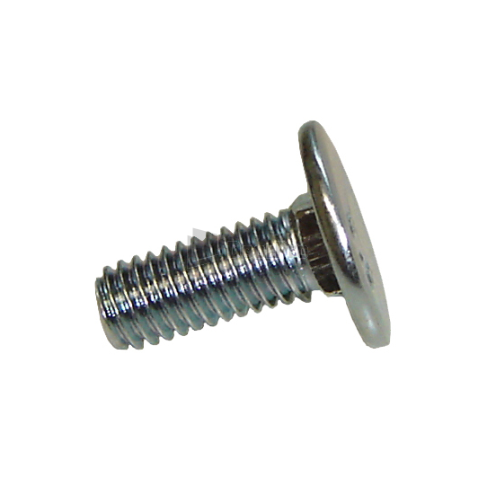Bolt With Flat Mushroom Head M6x16 - Lug Nut (650x650), Png Download