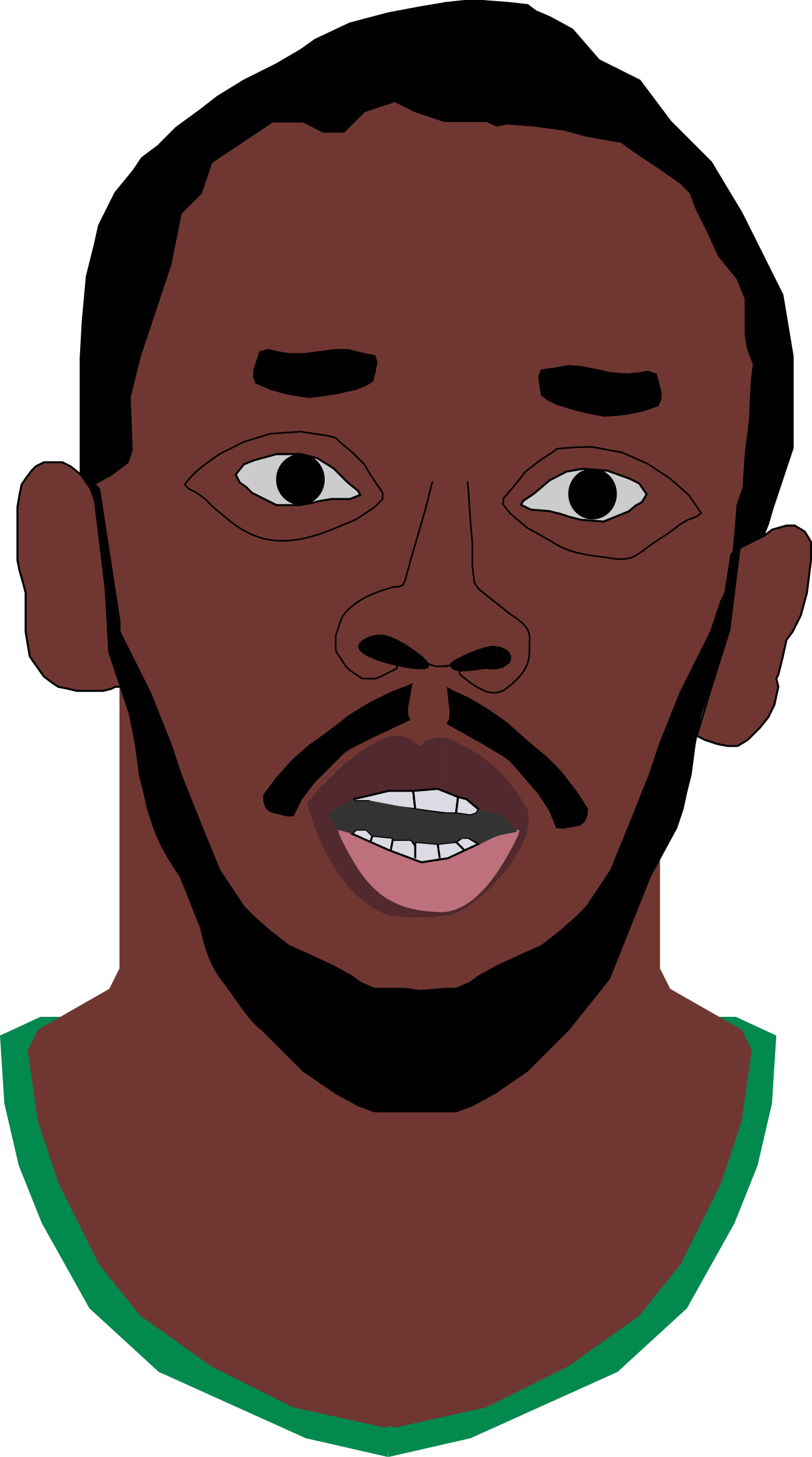 Clipart - Usain Bolt Clip Art Png (1338x2400), Png Download