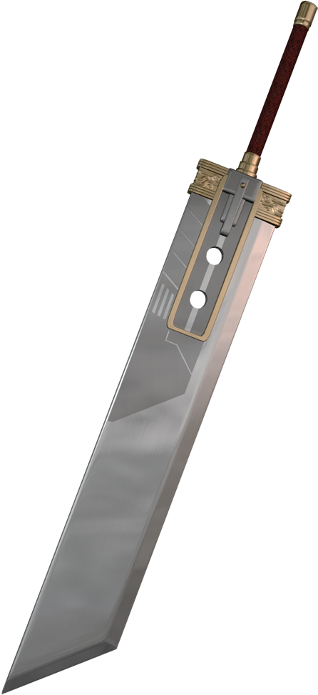 The Buster Sword - Cool Swords (569x1000), Png Download