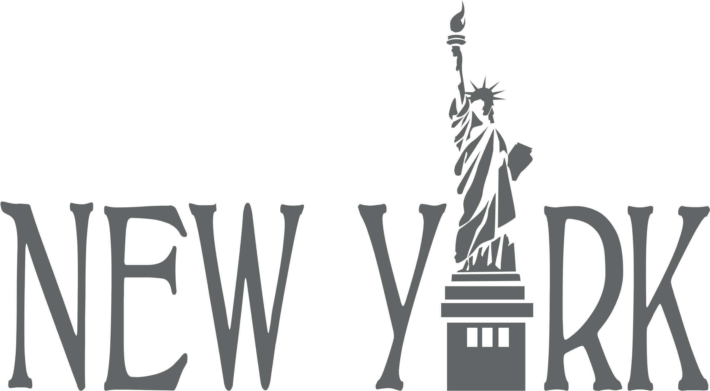 New York By @dordy, Shape And Abstract Concept - I'm With Her Statue Of Liberty Sticker (2400x1697), Png Download
