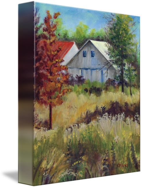 "tucked In" By Christine K - Watercolor Paint (494x650), Png Download