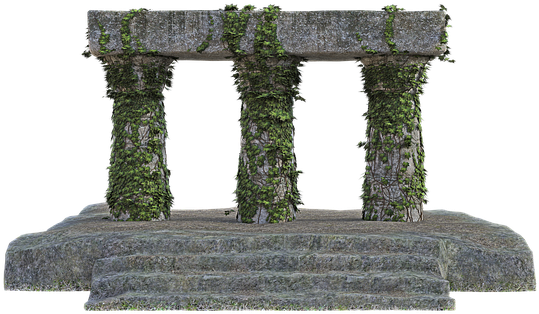 Ruins, Stones, Ivy, Architecture, Old - Architecture (546x340), Png Download