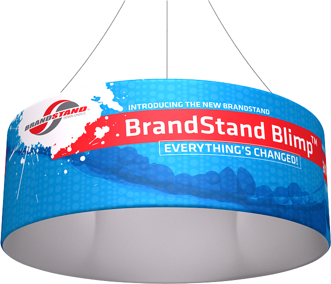 8ft X 36in Blimp Tube Hanging Tension Fabric Single - 10ft X 36in Blimp Tube Hanging Banner Double Sided (800x600), Png Download