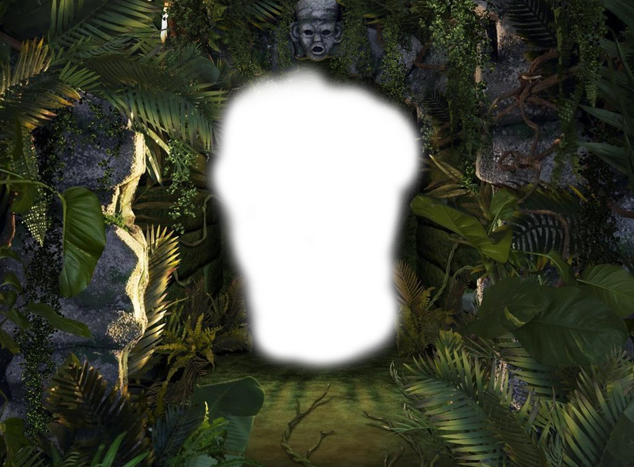 Immerse Yourself In Hawaii's Haunted History - Demon Jungle (1300x958), Png Download