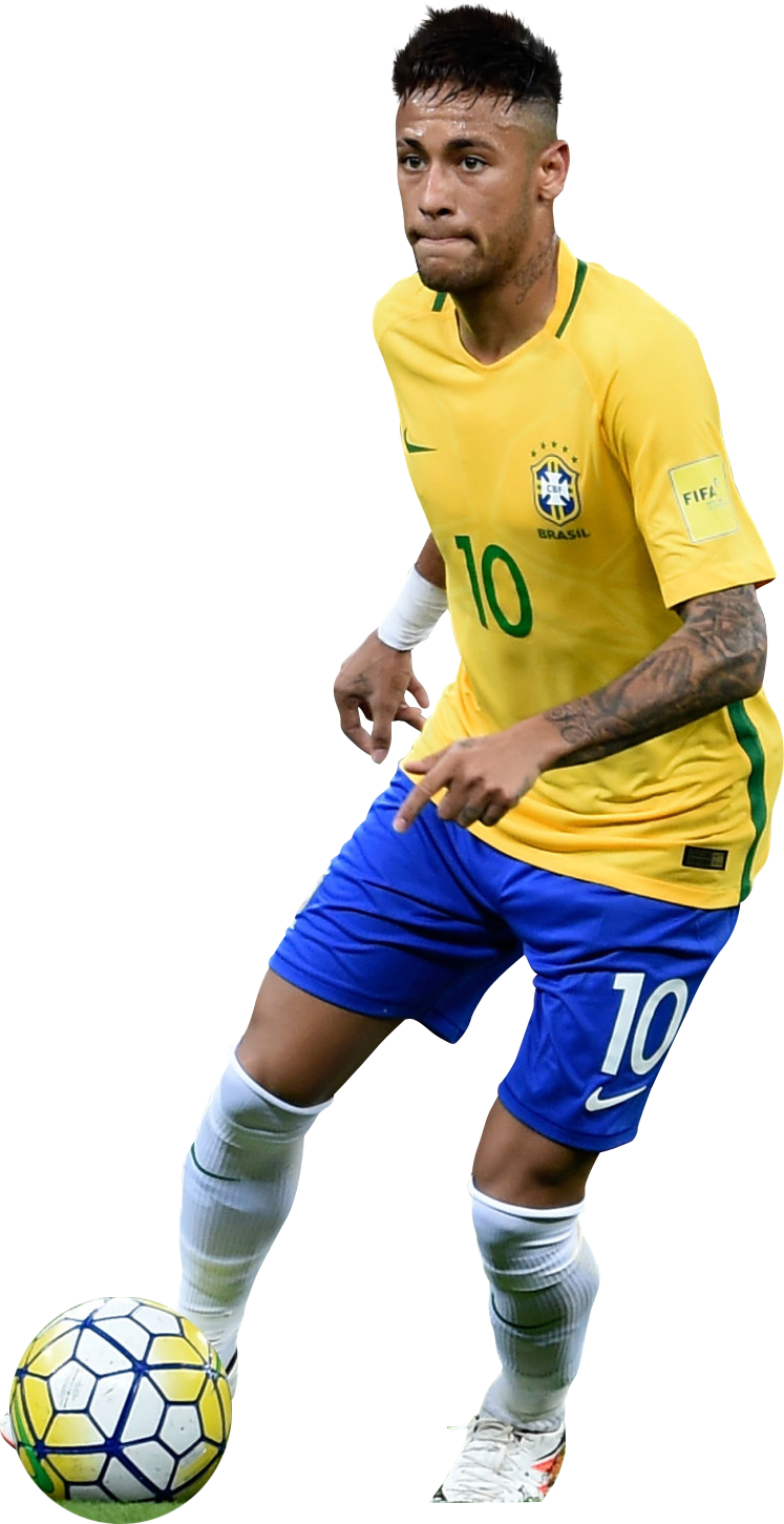 Neymar Football Picture - Neymar Brazil 2016 Png (747x1451), Png Download
