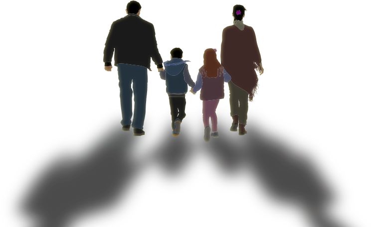 Immerse Yourself In Hawaii's Haunted History - Silhouette (1300x958), Png Download