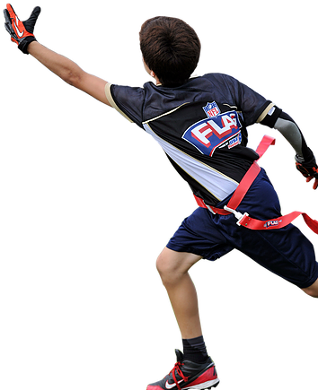 Winter 2 Season Begins January 14th - Flag Football Player Png (363x441), Png Download