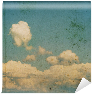 Grunge Cloud Background, Vintage Paper Texture Wall - Cumulus (400x400), Png Download