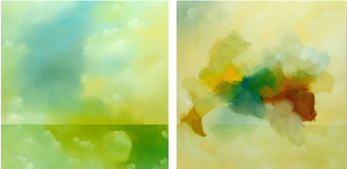 Tweeluik Diptychon2 - Watercolor Paint (700x500), Png Download