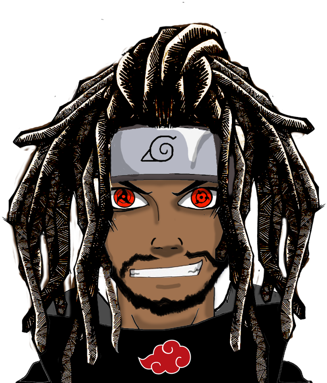 Secret Otaku Life Clip Art Library Stock - Black Anime Characters With Dreads Png (800x800), Png Download
