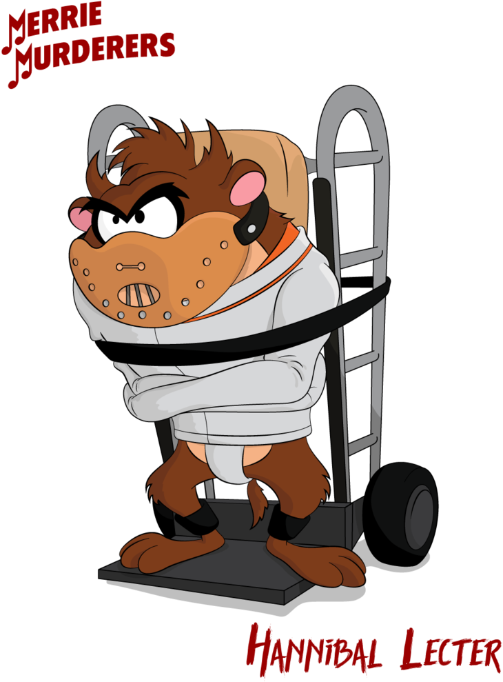 Hannibal Lecter - Merrie Murderers (778x1027), Png Download