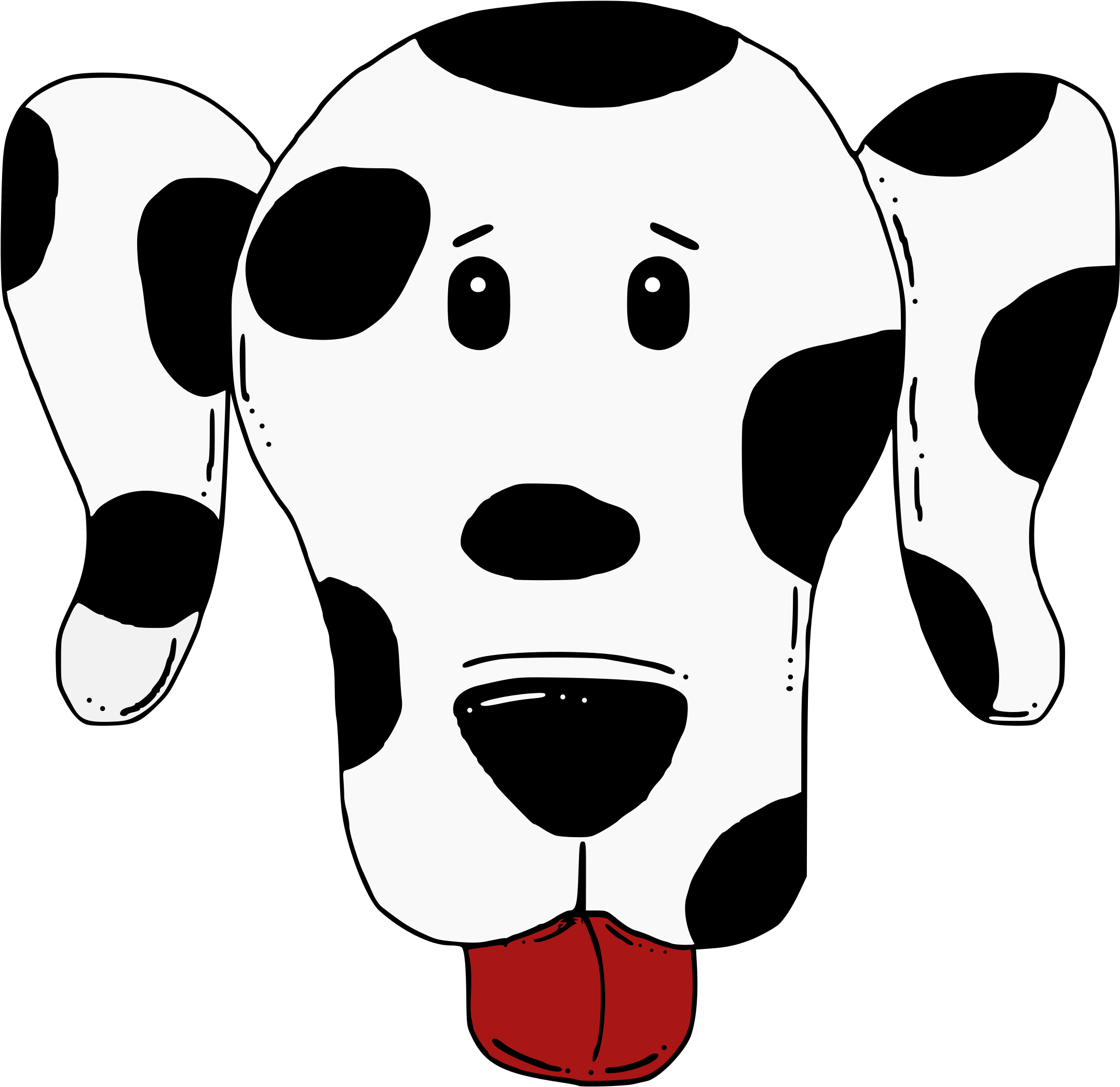 Spotty Dog Icons Png - Dalmatian Dog Shower Curtain (2400x2189), Png Download