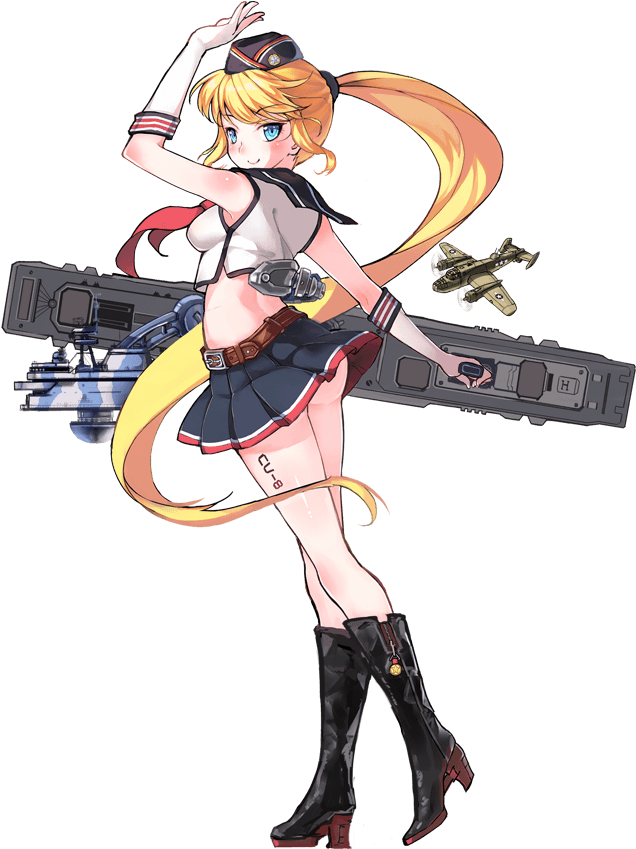 Hornet - Warship Girls Enterprise (1024x1024), Png Download