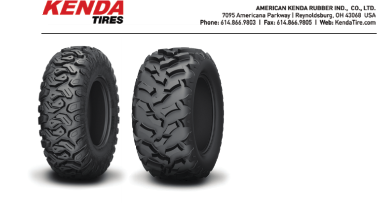 Kenda Ushers In All-new Utv/sxs Mastodon Tire Line - Tire (850x450), Png Download