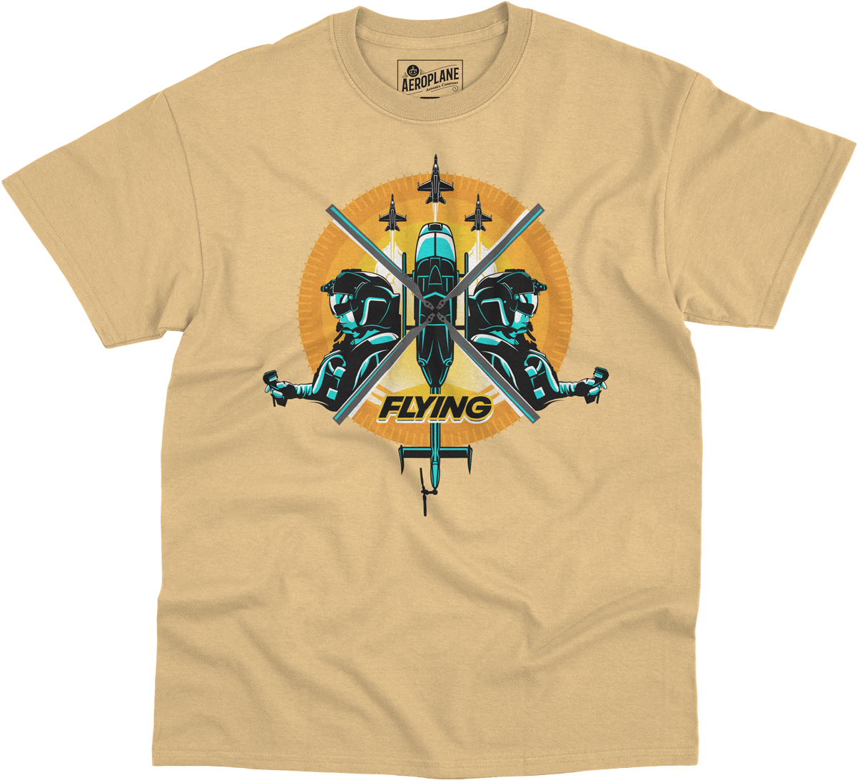 Yellow Haze Hornet In Lead Flying Aero Shop Shirt Aeroplane - Flying Aviation Expo (1200x1200), Png Download