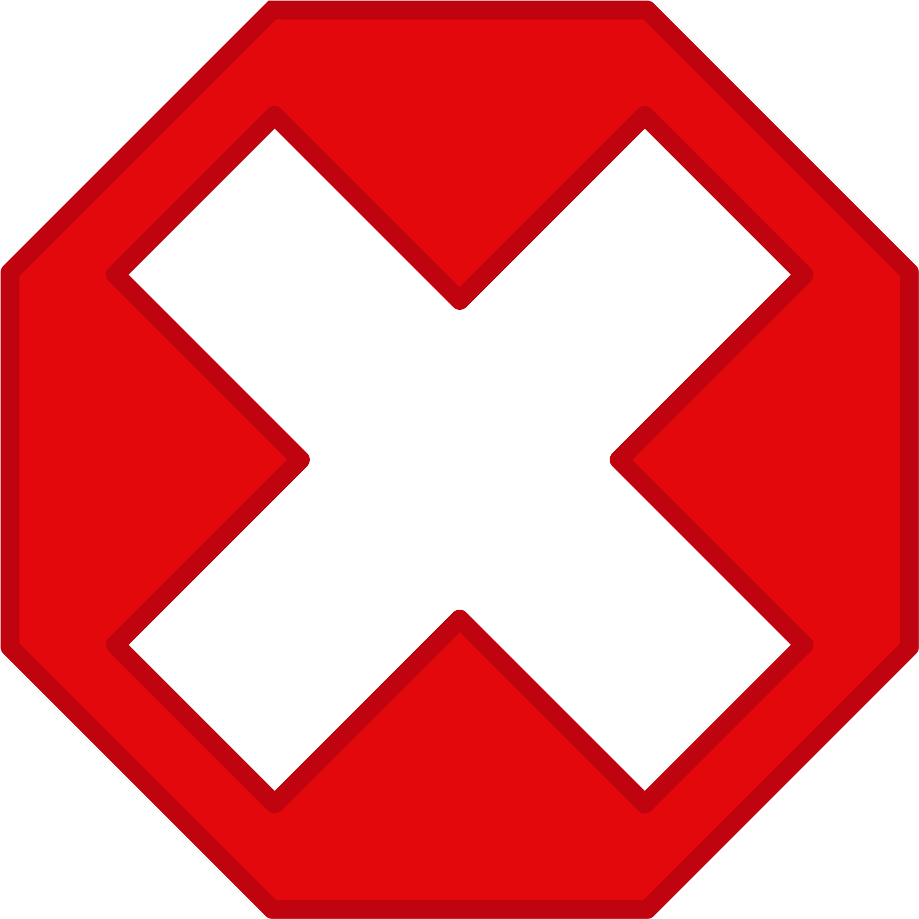Edited By Player 9264686917, 02 August - Red Circle White X (400x400), Png Download