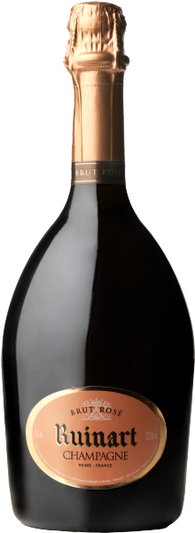 Ruinart Brut Rosé Champagne - Ruinart Champagne Brut Rose (250x600), Png Download