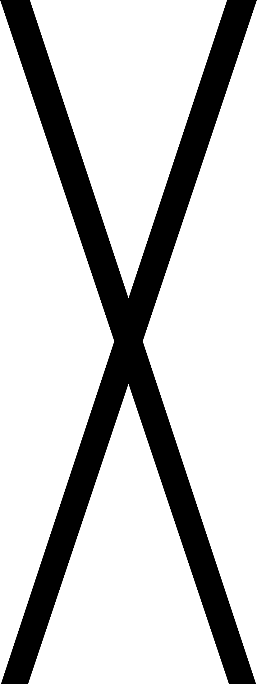 Fondo Santa Eulalia - Thin Close Icon Png (827x2200), Png Download