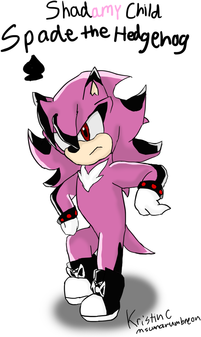 Spade The Hedgehog By Mslunarumbreon - Hedgehog (730x1095), Png Download
