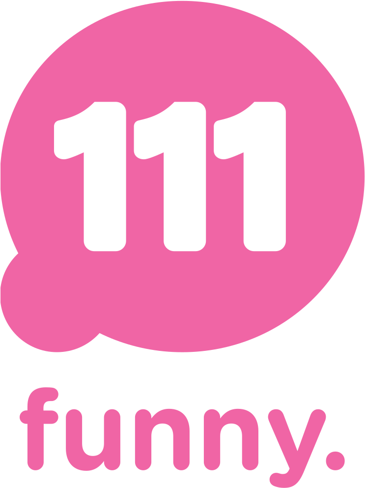 111 Funny Logo - 111 Channel (745x1025), Png Download