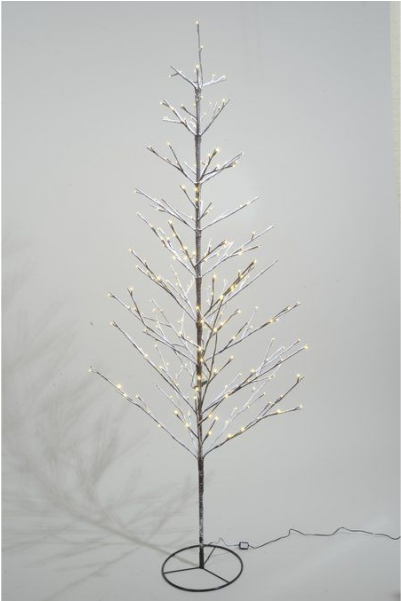 Kaemingk Led Christmas / Xmas Tree With Snow - Kaemingk Led Artificial Christmas Tree & Snow 120cm (600x600), Png Download