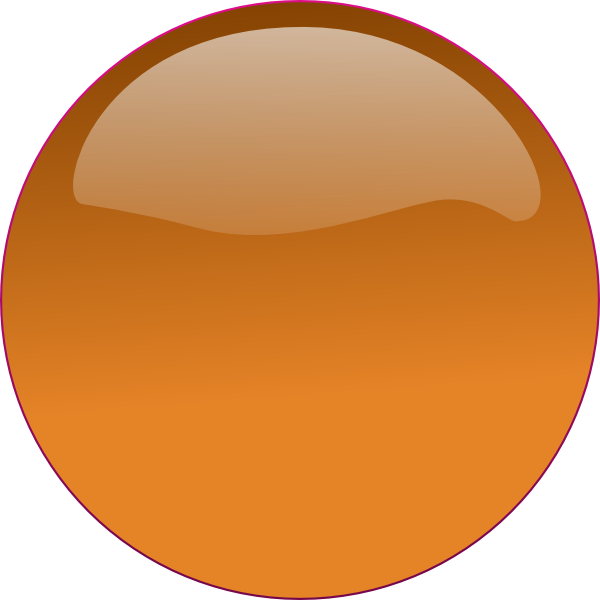 Cafe - Circle Brown Button Png (600x600), Png Download