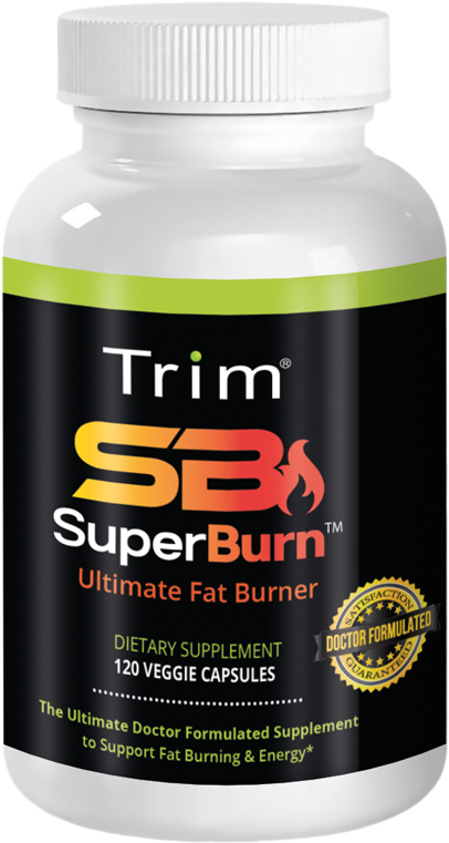 Trim Sb Superburn Fat Burner Super Burn Weight Loss (1000x1000), Png Download