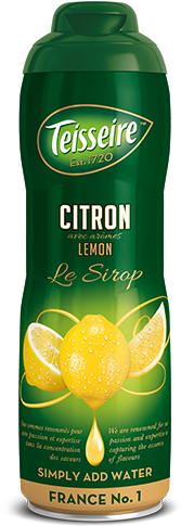 Lemon Circle Jpg Teis Lemon 60cl Png - French Lemon Teisseire Concentrated Syrup (346x535), Png Download