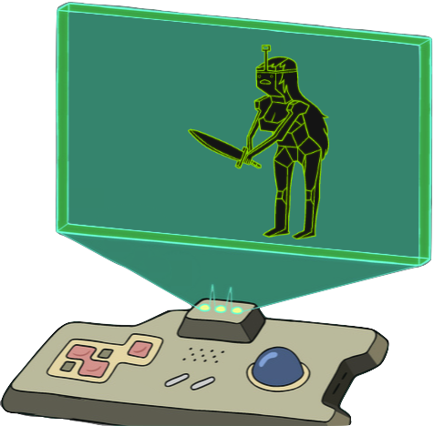 Ice King's Computer - Adventure Time Computer (476x468), Png Download