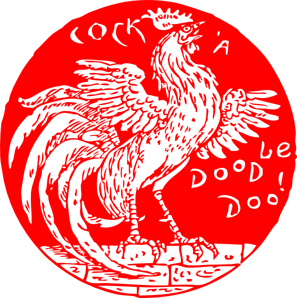 Original Png Clip Art File Red Chicken Svg Images Downloading (594x596), Png Download