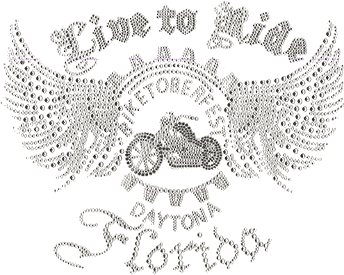 20" Tribal Clear Cross - Daytona Beach (500x484), Png Download