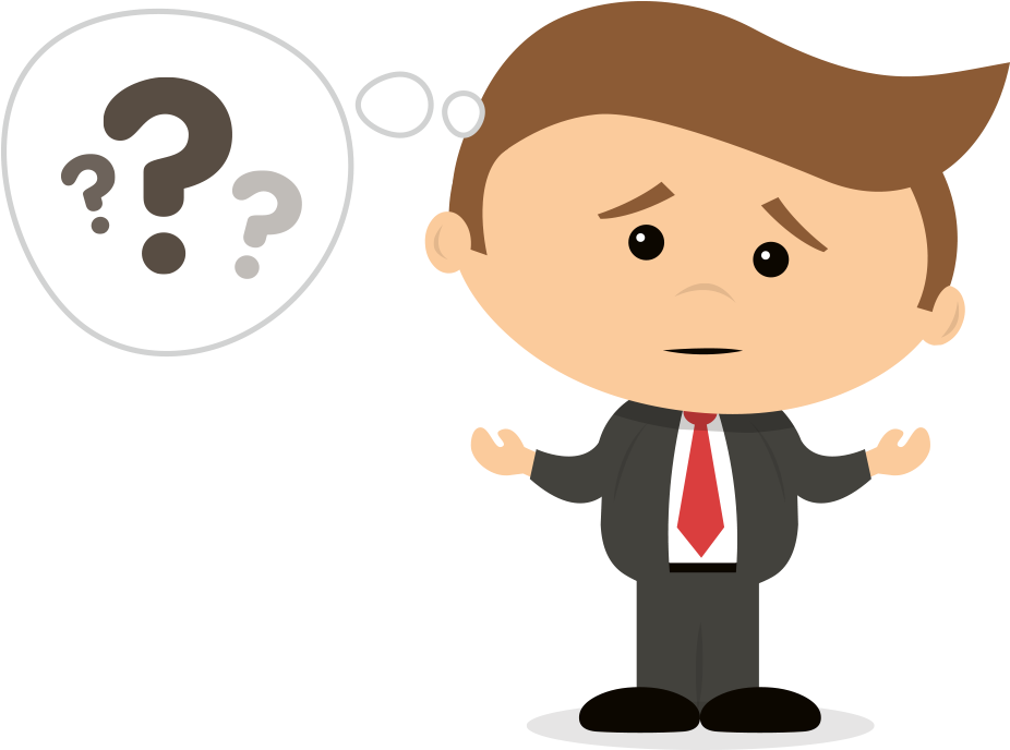 Download Confused Person Png Animated - Confused Man Clipart Png PNG Image  with No Background 