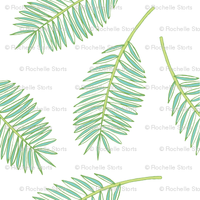 Palm Fronds - Pond Pine (400x400), Png Download