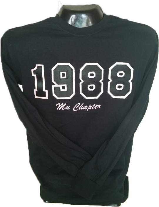 Omega Phi Chi 1988 Chapter Long Sleeve T-shirt - Sweater (600x800), Png Download