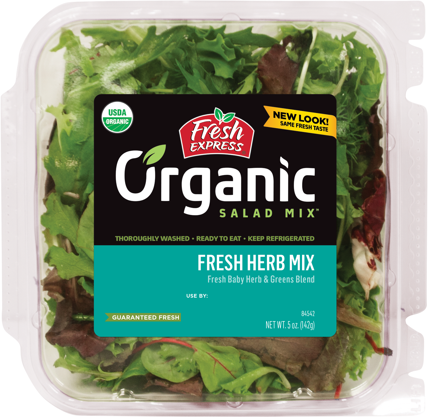 Organic Fresh Herb Salad - Fresh Express Salad (1636x1579), Png Download
