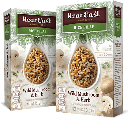 Mushroom & Herb - Near East Rice Pilaf Mix, Wild Mushroom (440x400), Png Download