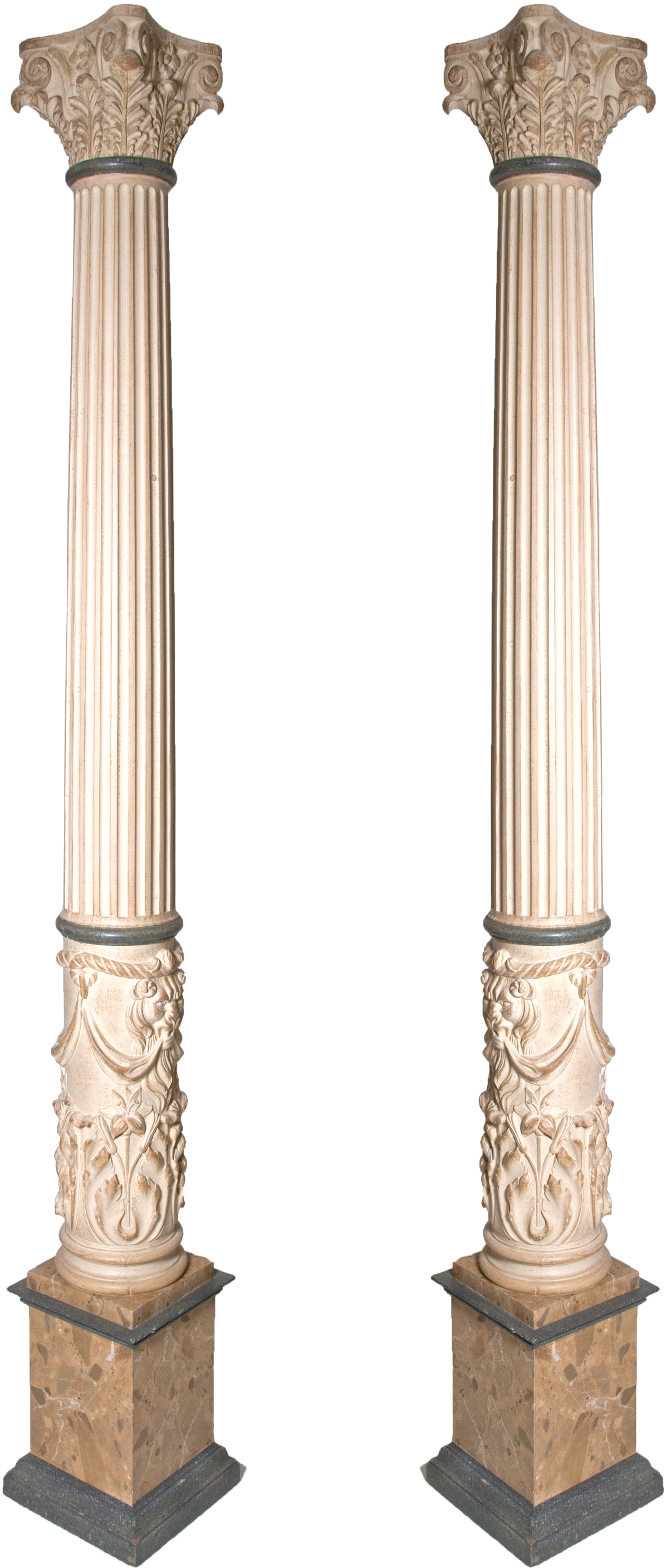 Antique Art Exchange Architecture - Antique Pillar Png (1500x2814), Png Download
