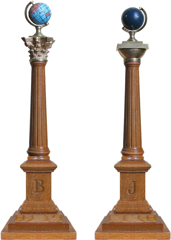 Both Full Size Png, Right Click Here And Choose Save - Masonic Pillars Png (700x954), Png Download