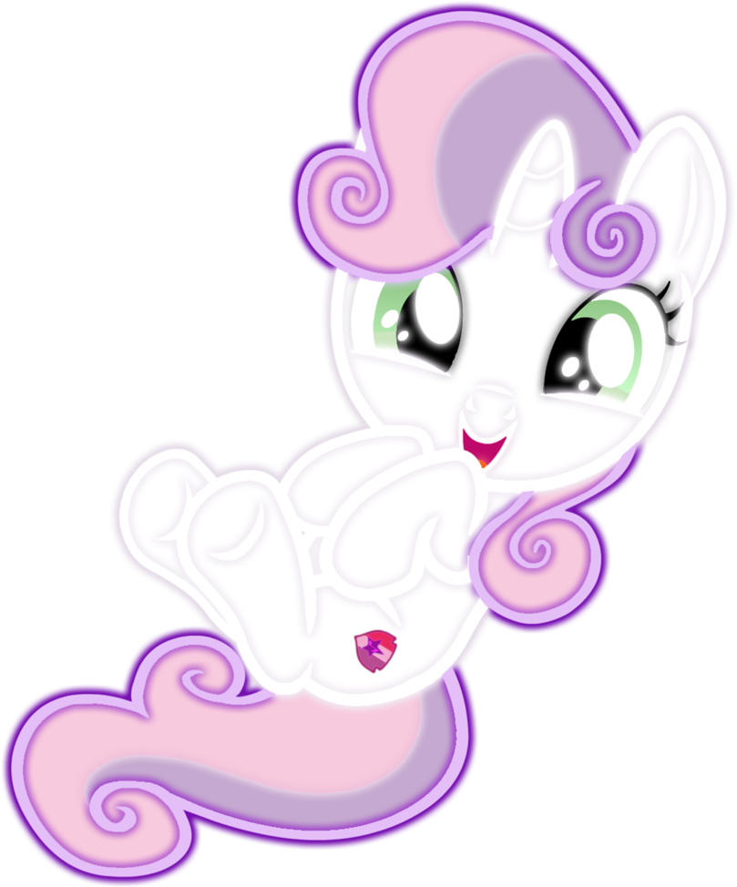 Stay Gold, Cutie Mark, Eyestrain Warning, Neon, Png, - Sweetie Belle (839x1024), Png Download