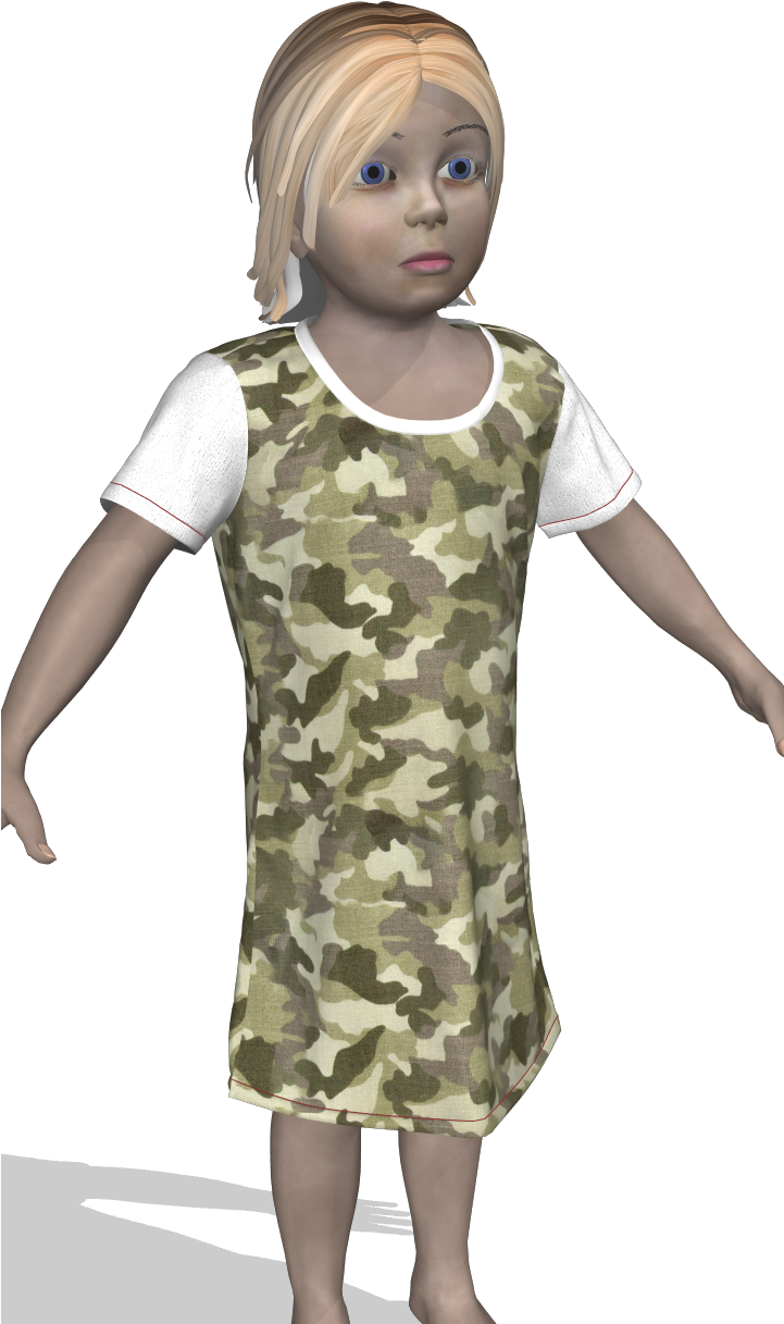 One More Use Of Marvelous Designer - Military Camouflage (720x1280), Png Download