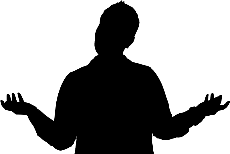 Image Of A Confused Silhouette - Plumbing (1200x628), Png Download