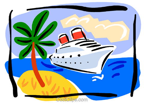 White Cruise Ship Png Clipart - Cruise Clip Art Free (480x347), Png Download